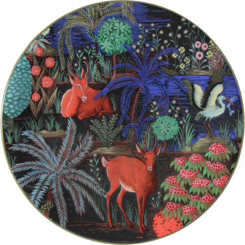 Coffret de 4 Assiettes Canapés Assorties Jardin Du Palais